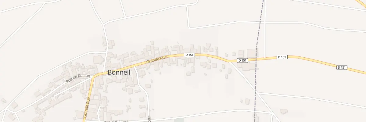 Plan du 21 Gr Grande Rue à Bonneil