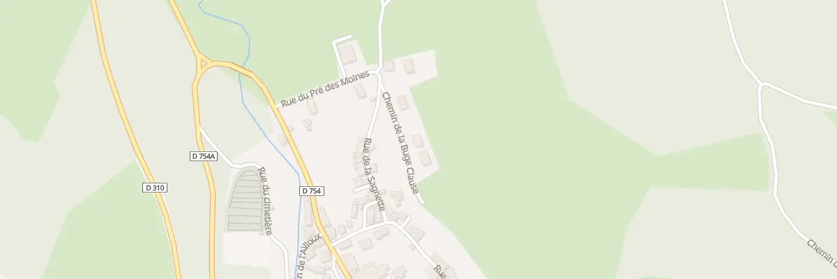 Plan du 5337 Bourg de Manglieu à Manglieu