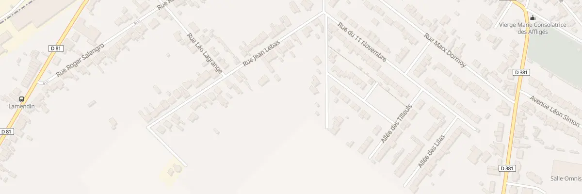 Plan du 39 Rue Jean Lebas à Neuville-sur-Escaut