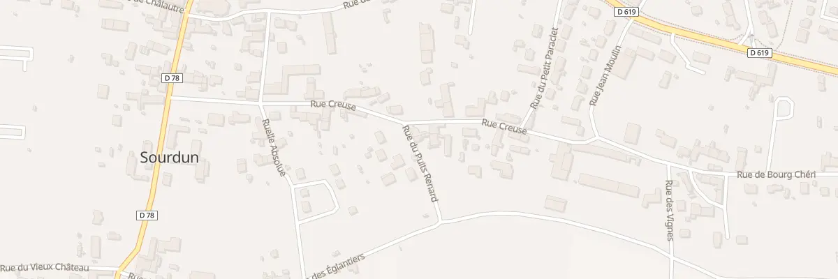 Plan du 1 Rue du Puits Renard à Sourdun
