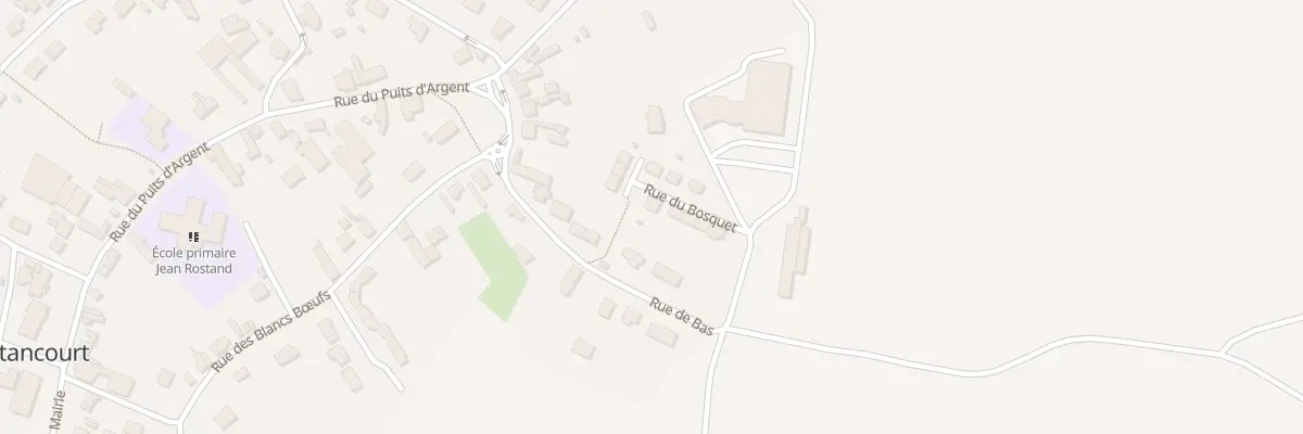 Plan du 9 Rue du Bosquet à Itancourt