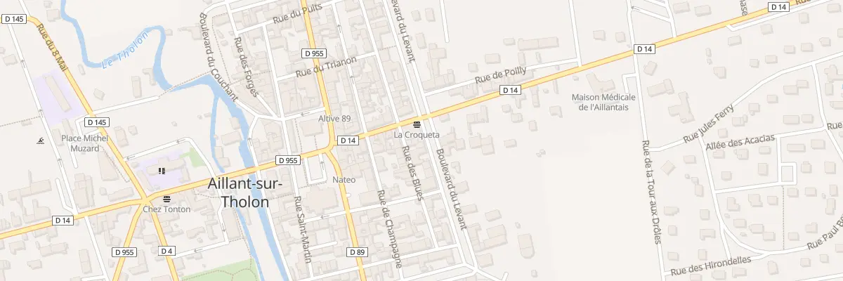 Plan du 6 Bd du Levant à Montholon