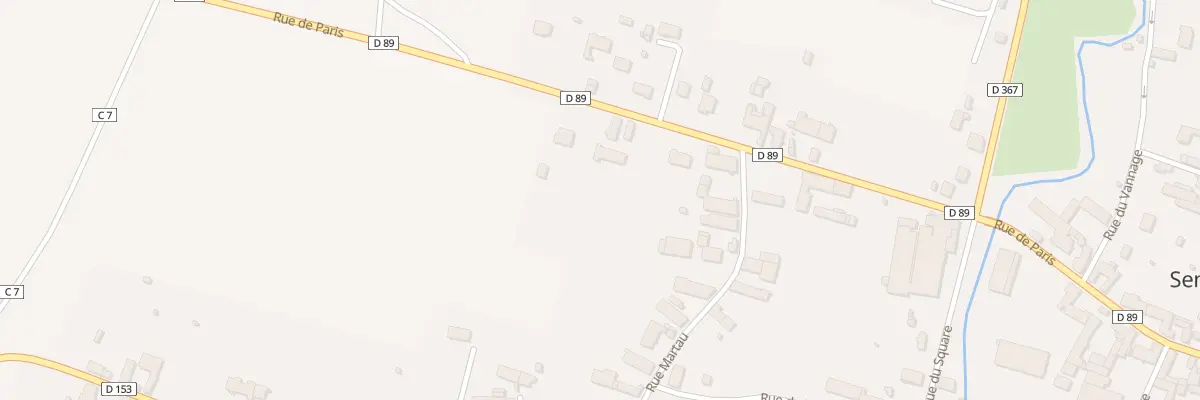 Plan du 19 Rue de Paris à Senan