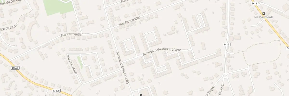 Plan du 43 Bd du Moulin à Vent à Yzeure