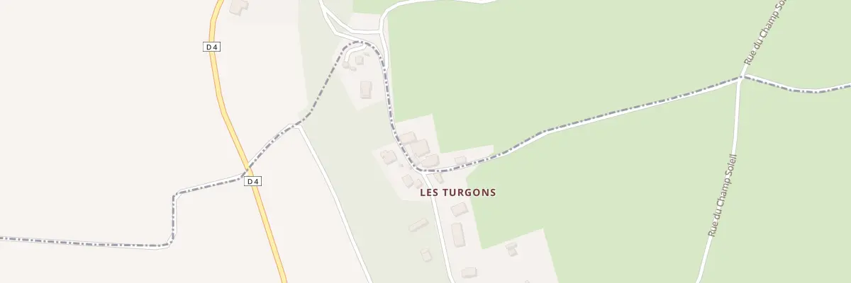 Plan du 5148 Les Turgons à Crevant-Laveine