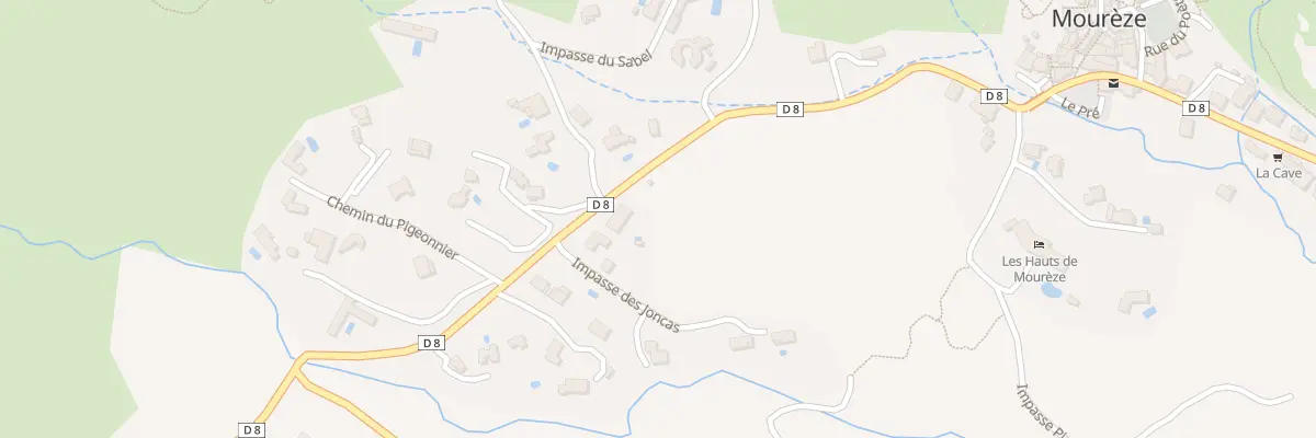 Plan du 61 Rte de la Dolomie à Mourèze