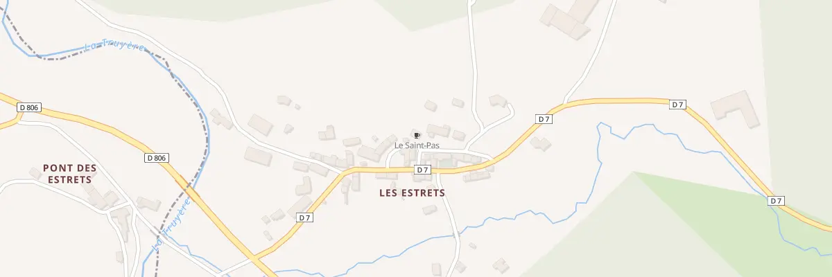 Plan du 5136 Les Estrets à Fontans