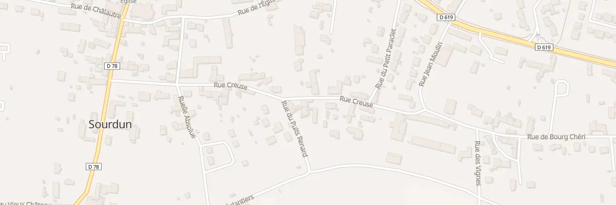 Plan du 16 Rue Creuse à Sourdun