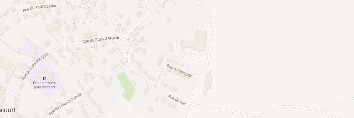 Plan du 4 Rue du Bosquet à Itancourt