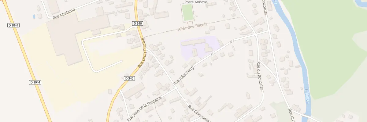 Plan du 1 Rue Jules Ferry à Vendeuil