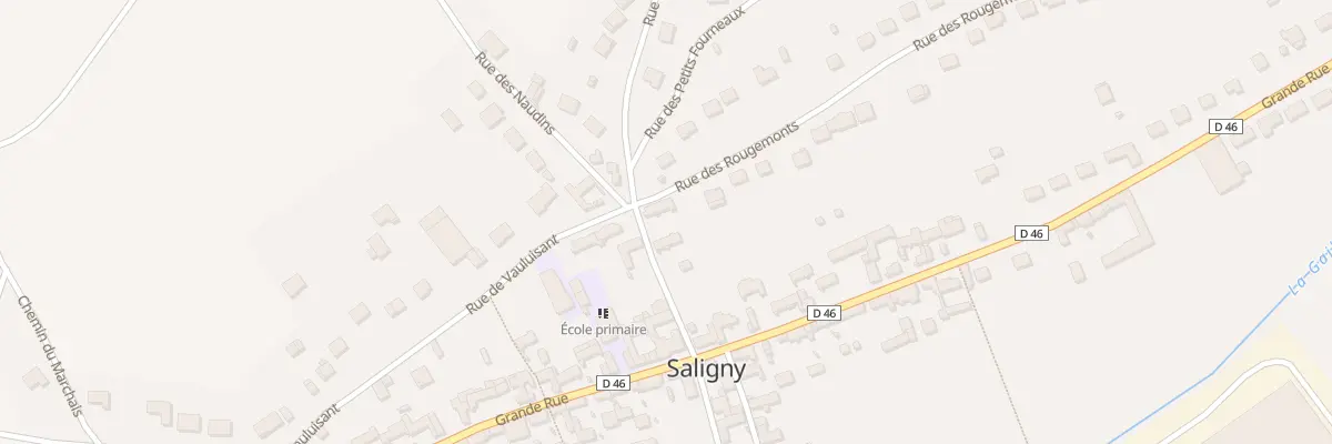 Plan du 5 Rue des Carrières à Saligny