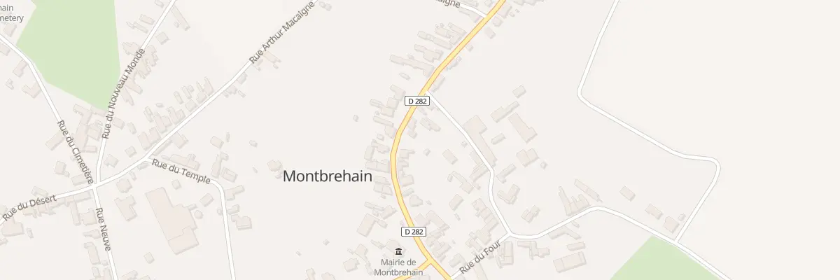 Plan du 24 Rue de Prémont à Montbrehain