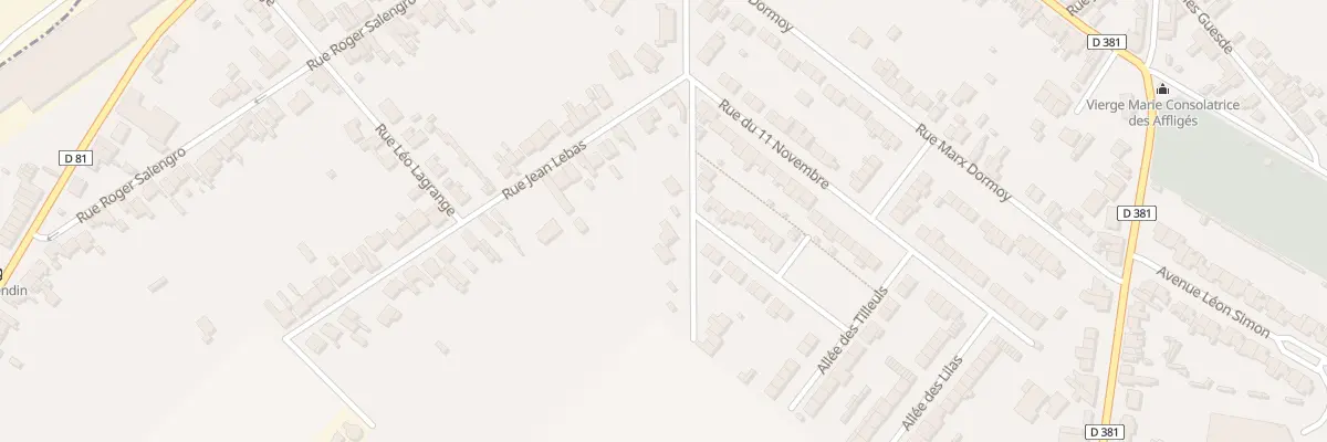 Plan du 29 Rue des Anciens Afn et Toe à Neuville-sur-Escaut