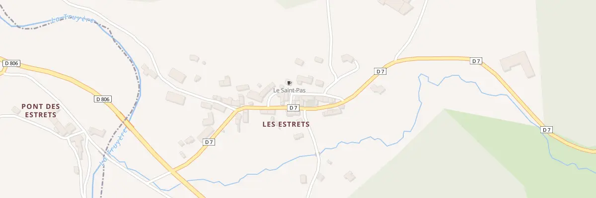 Plan du 5133 Les Estrets à Fontans