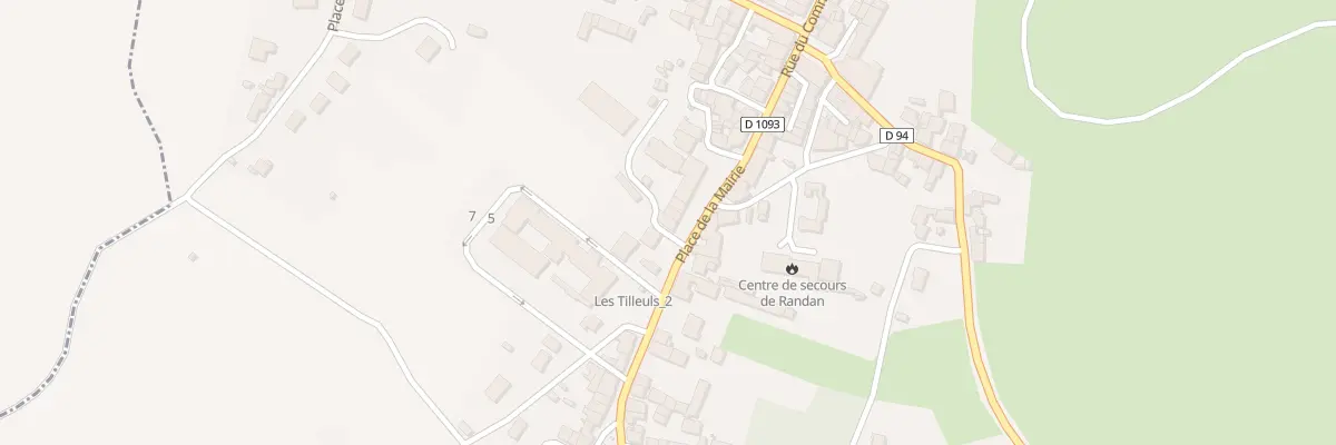 Plan du 6 Pl de la Mairie à Randan
