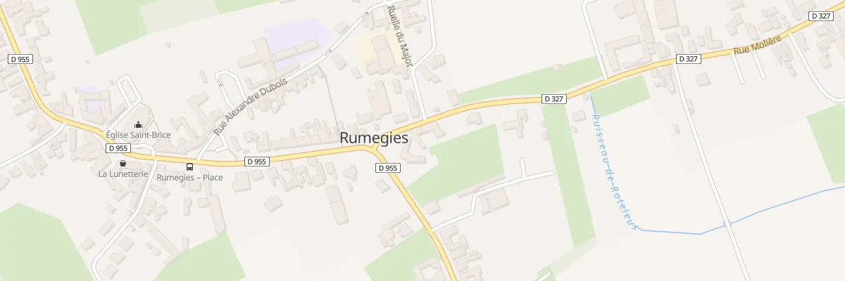 Plan du 36 Rue Molière à Rumegies