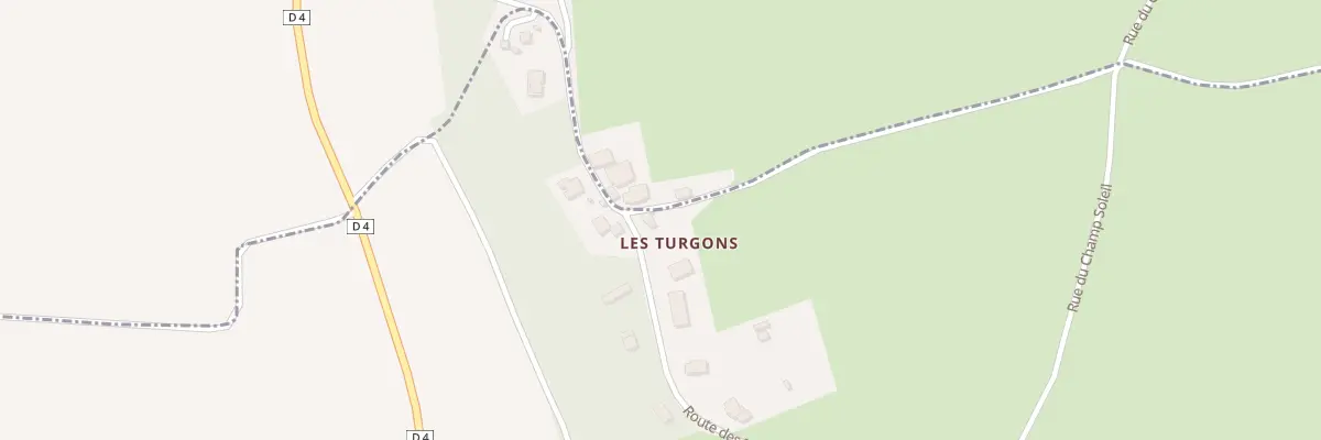 Plan du 5214 Les Turgons à Culhat