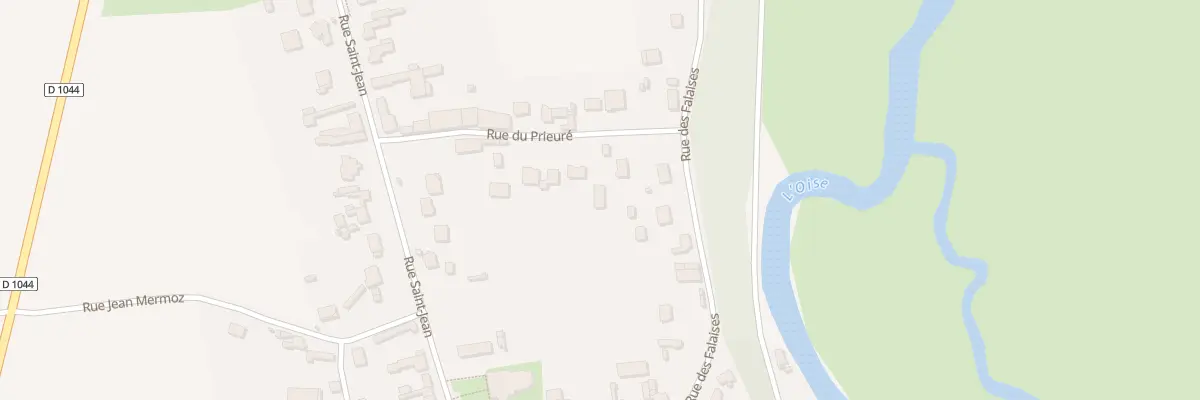 Plan du 6 Rue du Prieuré à Vendeuil