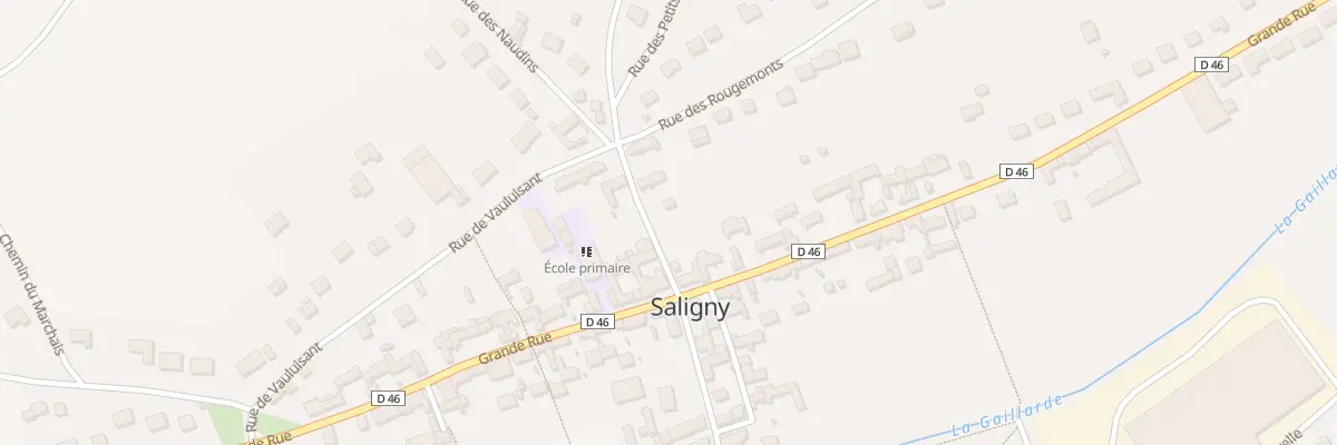 Plan du 3 Rue des Carrières à Saligny