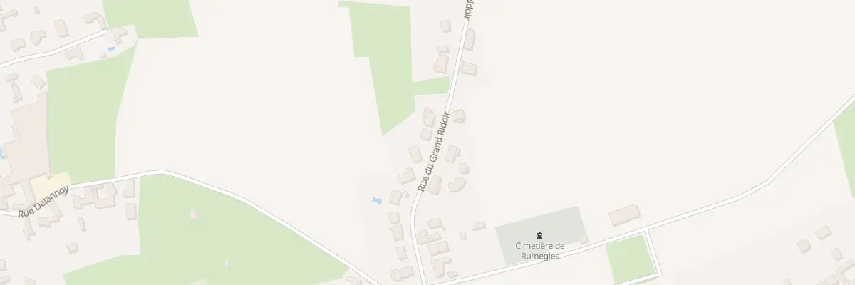 Plan du 313 Rue du Grand Ridoir à Rumegies