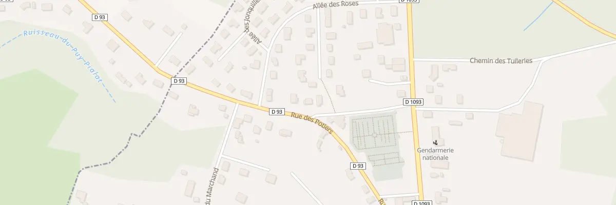 Plan du 10 Rue des Potiers à Randan