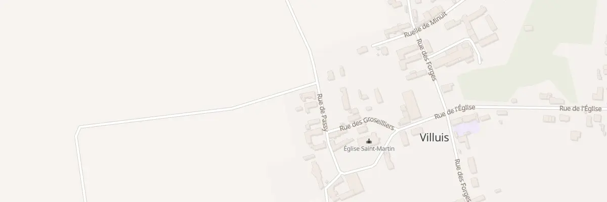 Plan du 1 Rue de Passy à Villuis