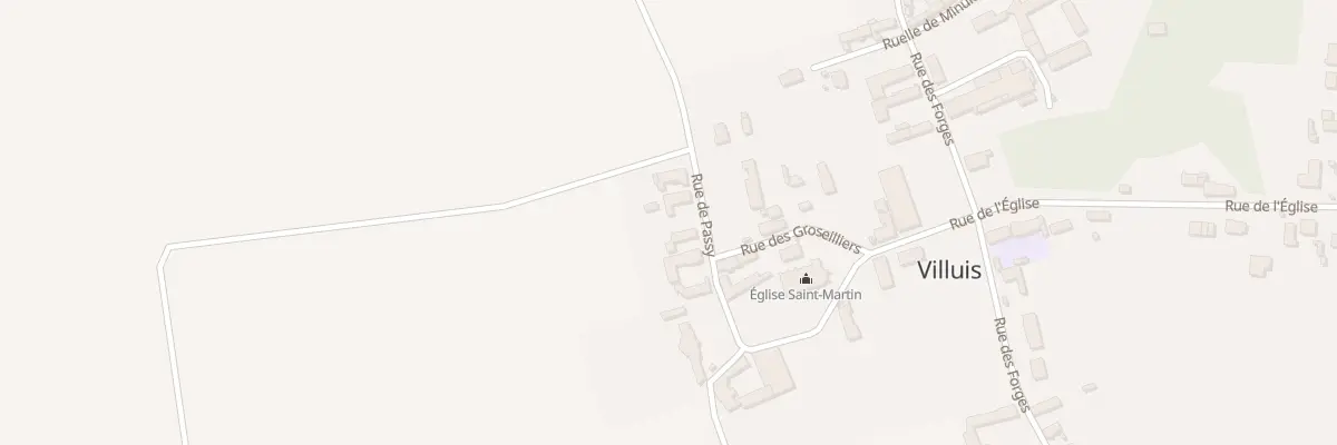 Plan du 2 Rue de Passy à Villuis
