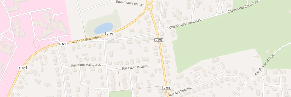 Plan du 45 Rue Claude Debussy à Yzeure