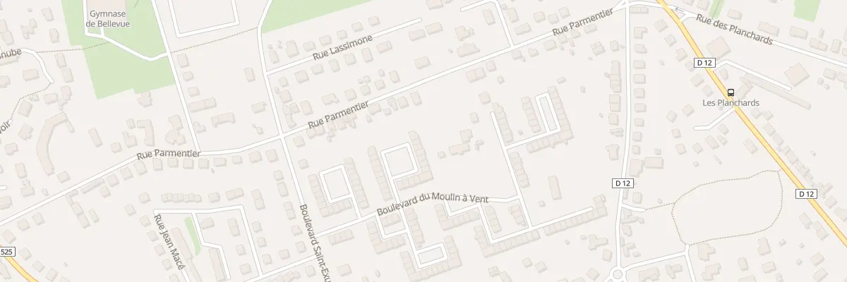 Plan du 61 Bd du Moulin à Vent à Yzeure