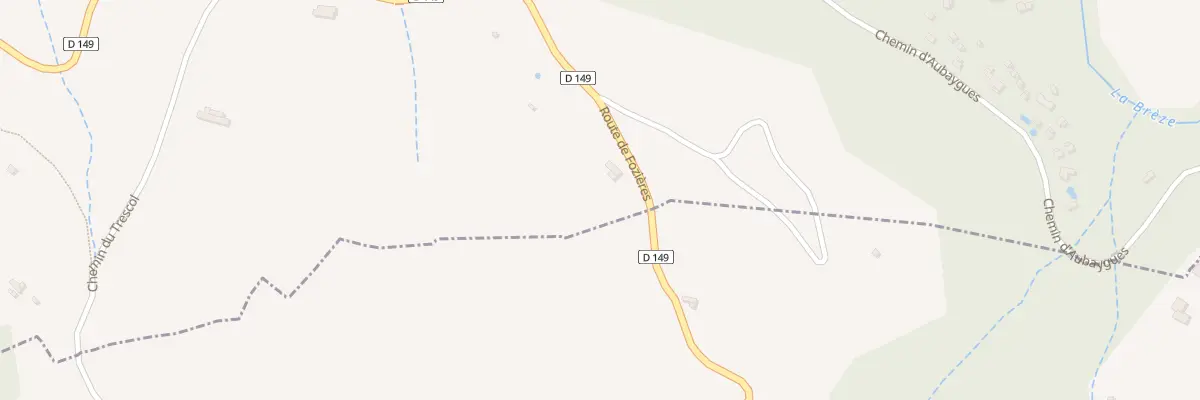 Plan du 6067F Rte de Fozières à Soubès