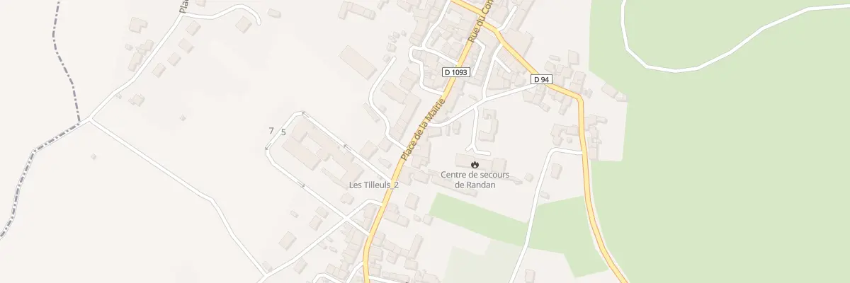 Plan du 9 Pl de la Mairie à Randan