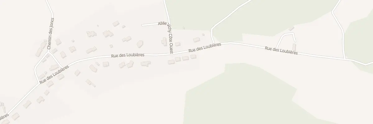 Plan du 44 Rue des Loubières à Espinasse-Vozelle