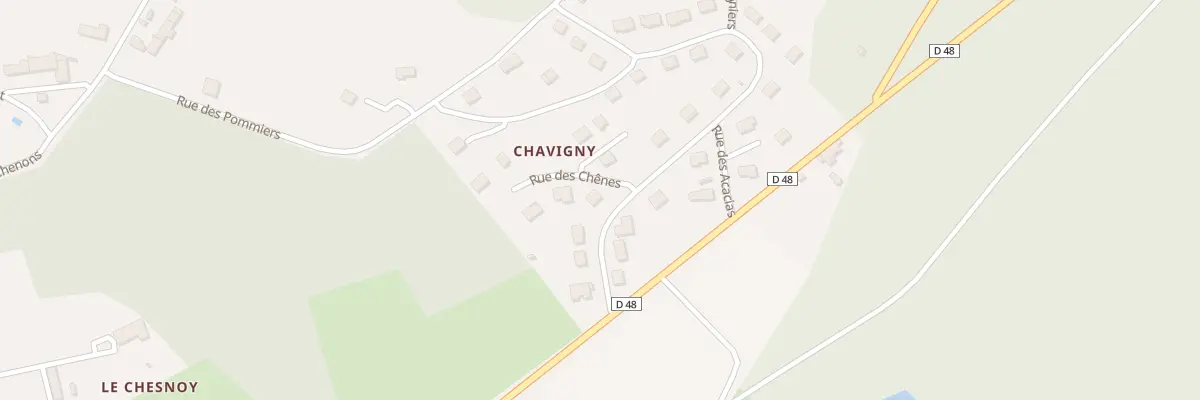 Plan du 7 Rue de Chavigny à Parly