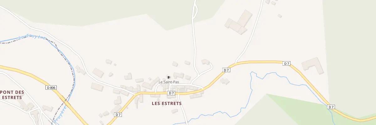 Plan du 5273 Les Estrets à Fontans