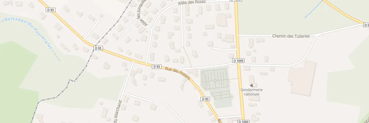 Plan du 2 Imp des Lilas à Randan