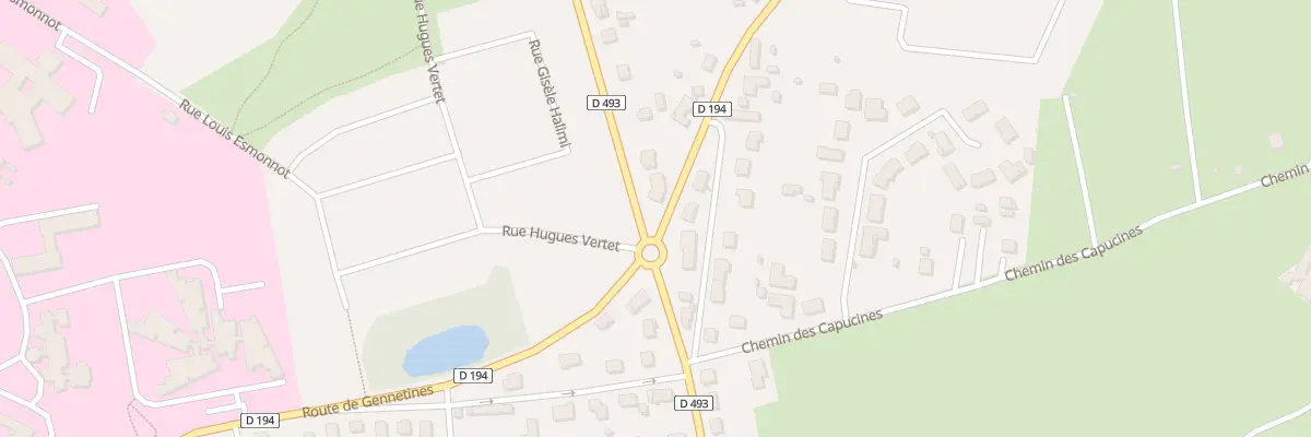 Plan du 46 Rue Claude Debussy à Yzeure
