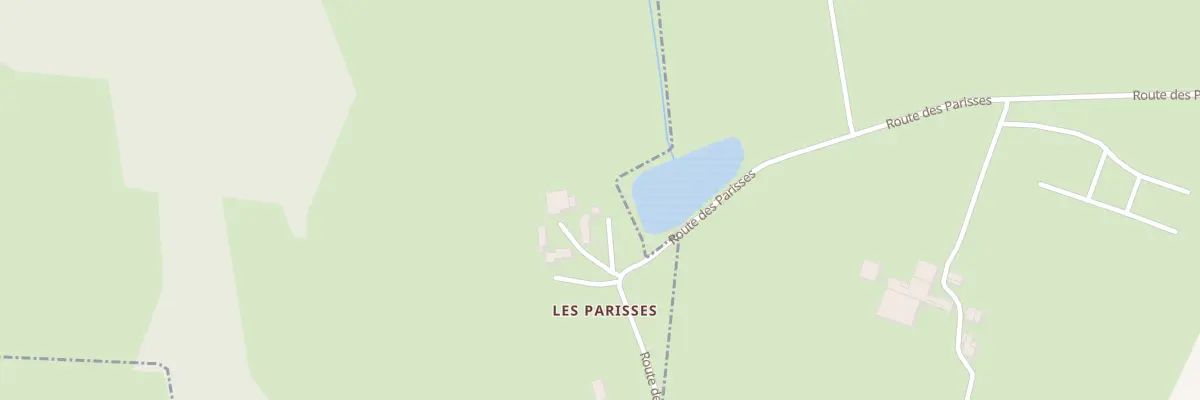 Plan du 5442 Les Parisses à Trévol