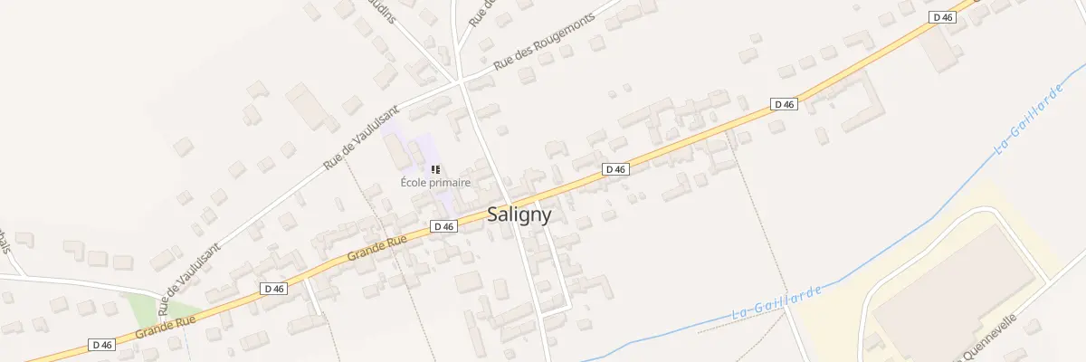 Plan du 53 Gr Grande Rue à Saligny