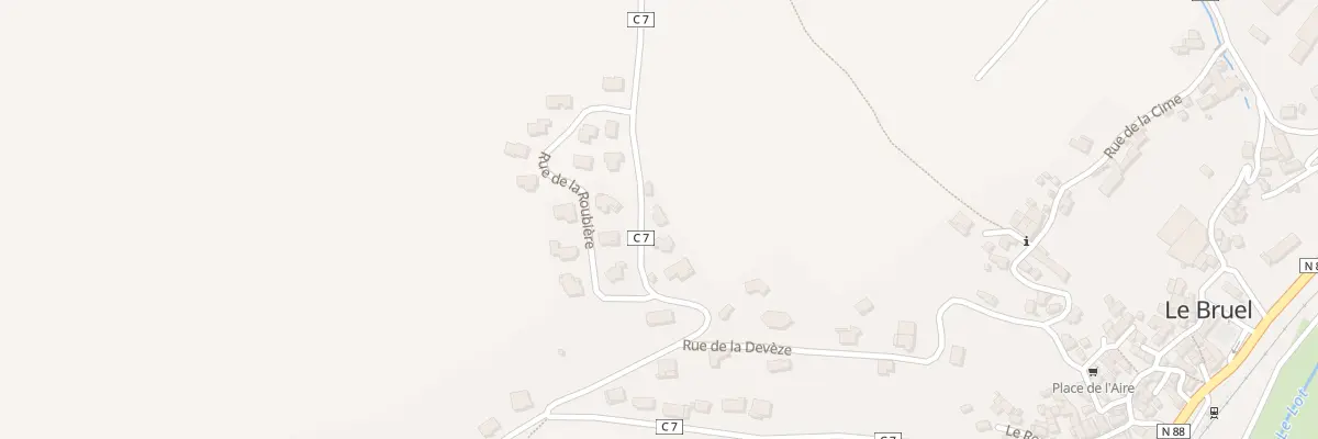 Plan du 5216 Rte des Buissières à Esclanèdes
