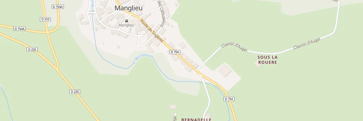 Plan du 5291 Bourg de Manglieu à Manglieu