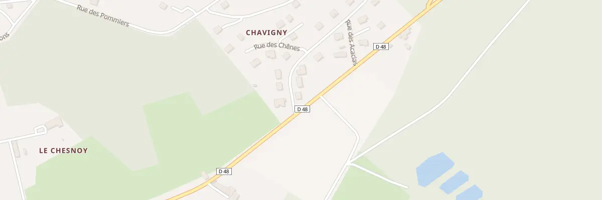 Plan du 2 Rue de Chavigny à Parly
