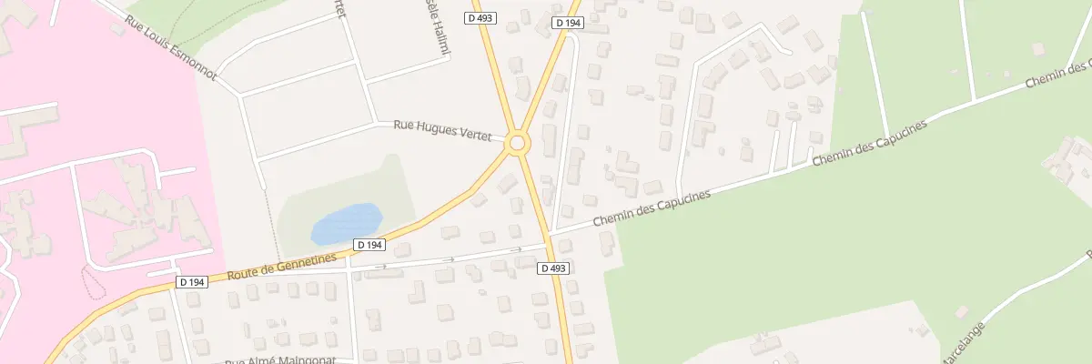 Plan du 40 Rue Claude Debussy à Yzeure