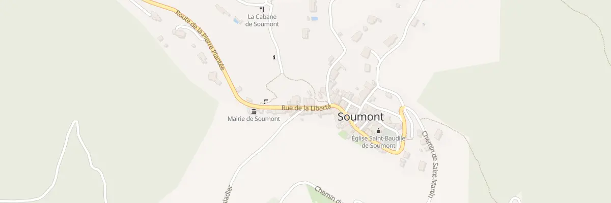 Plan du 14 Rue de la Liberté à Soumont
