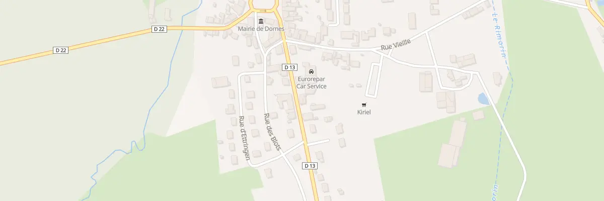 Plan du 20 Rte de Moulins à Dornes