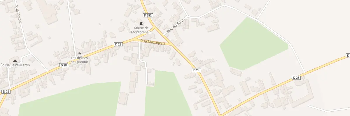 Plan du 2 Rue de Chantraine à Montbrehain