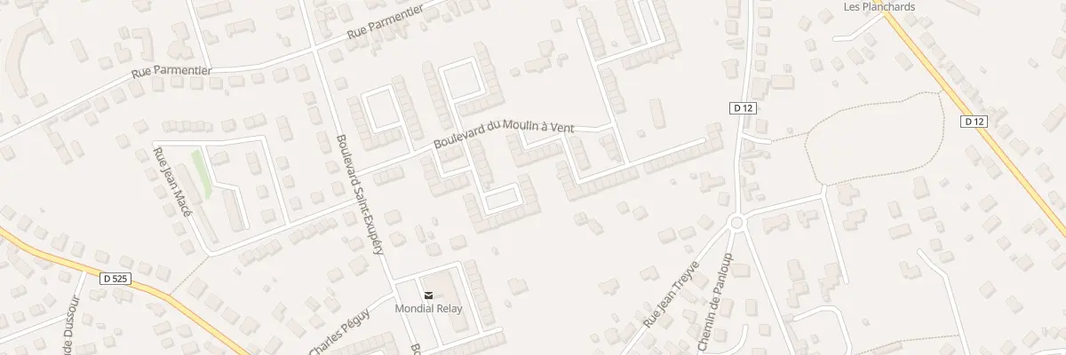 Plan du 66 Bd du Moulin à Vent à Yzeure