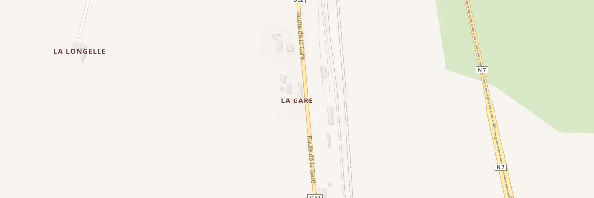 Plan du 6 Rte de la Gare à La Ferté-Hauterive