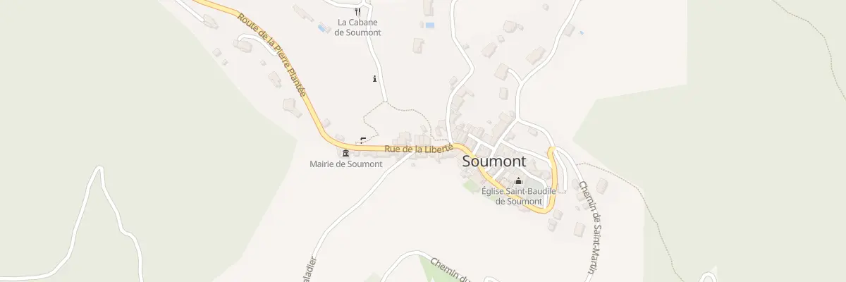 Plan du 12 Rue de la Liberté à Soumont
