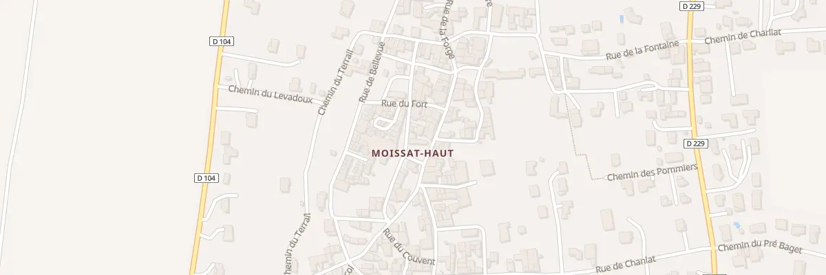 Plan du 5166 Rue Saint-jean à Moissat