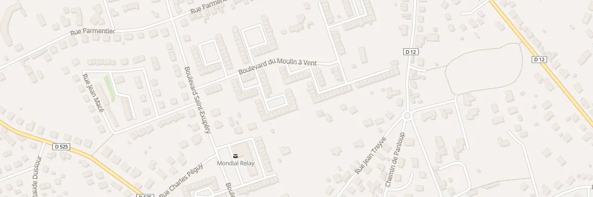 Plan du 62 Bd du Moulin à Vent à Yzeure